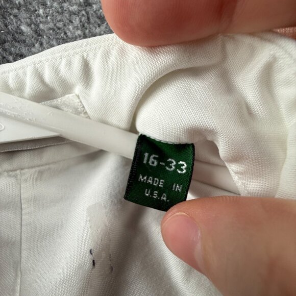 Gitman Bros 16 33 Cotton TTX Oxford USA Pinpoint Point White Shirt Men American - Picture 7 of 14
